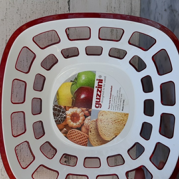 NWT GUZZINI TWO-TONE BREAD BASKET - Picture 3 of 8